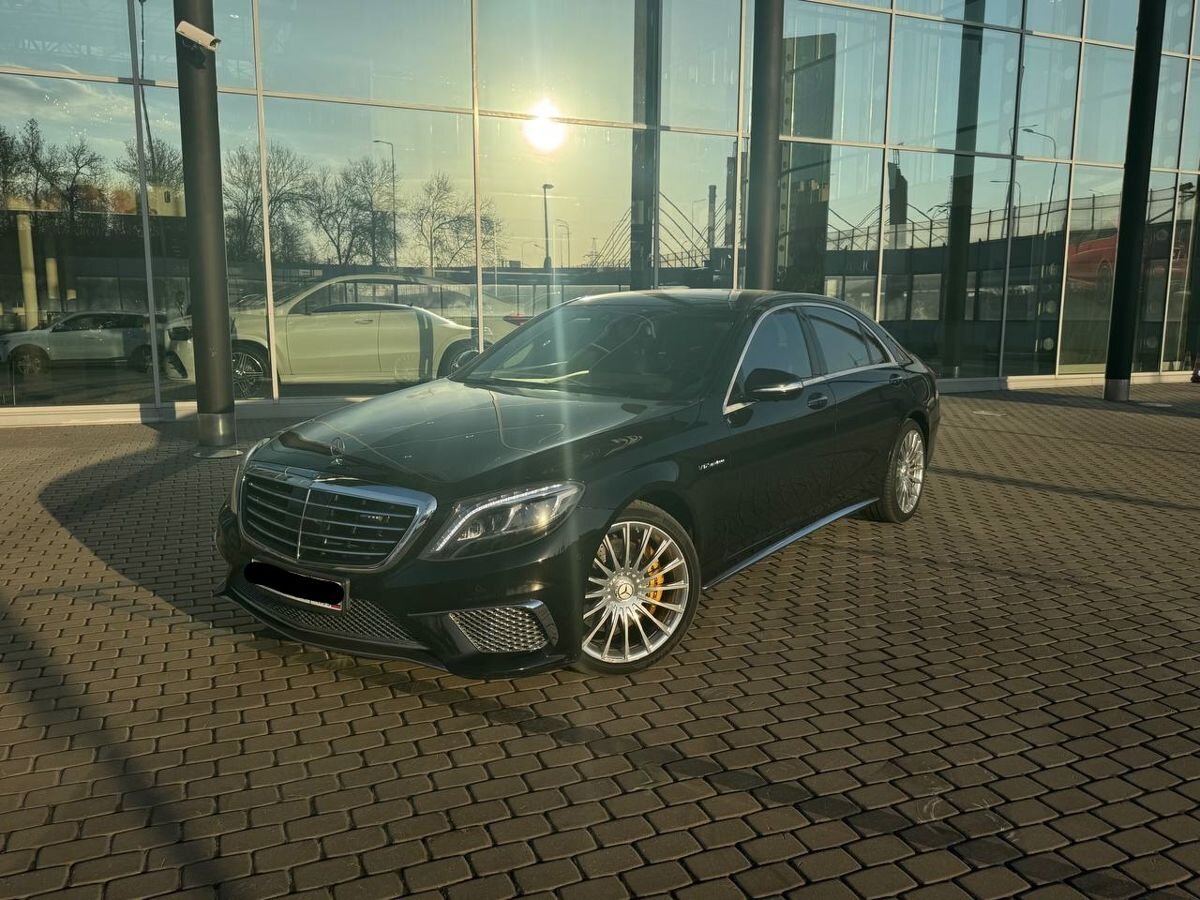 Автомобиль Mercedes-Benz S-Класс VI поколение (W222/C217) 4.7 AT 4WD (456 л.с.) Base Чёрный 2016 с пробегом 117 638 км