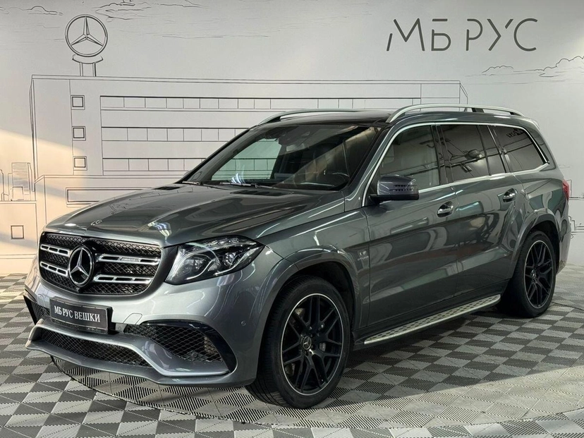 Автомобиль Mercedes-Benz GLS AMG I поколение (X166) 63 AMG 5.5 AT 4Matic (585 л.с.) Особая серия Серый 2018 с пробегом 167 338 км
