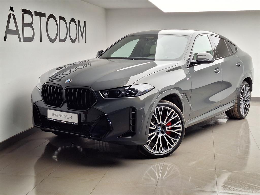 Автомобиль BMW X6 III (G06) [рестайлинг] 3.0d AT 4WD (340 л.с.) Base Серый 2025 