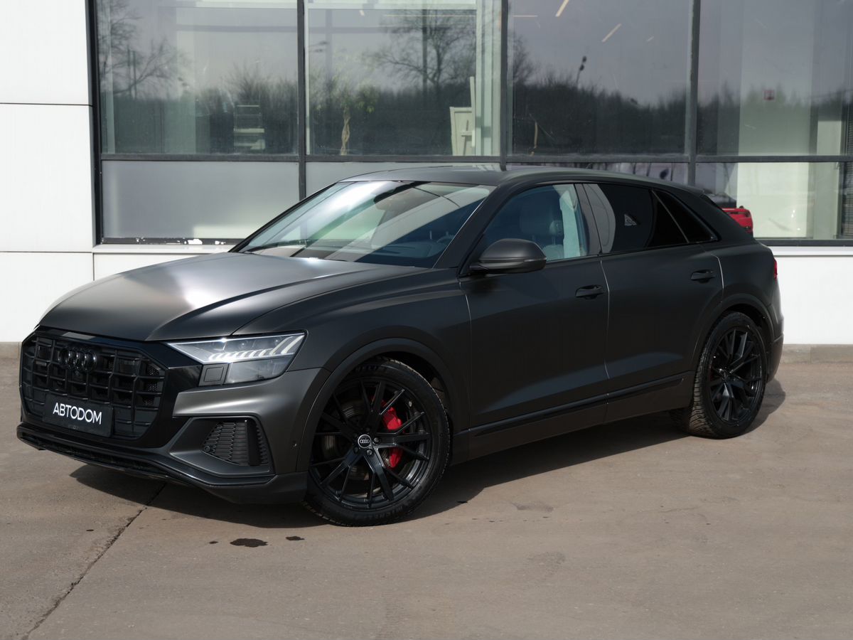 Автомобиль Audi Q8 I поколение (4M) 3.0d AT 4WD (249 л.с.) Sport Серый 2021 с пробегом 86 935 км