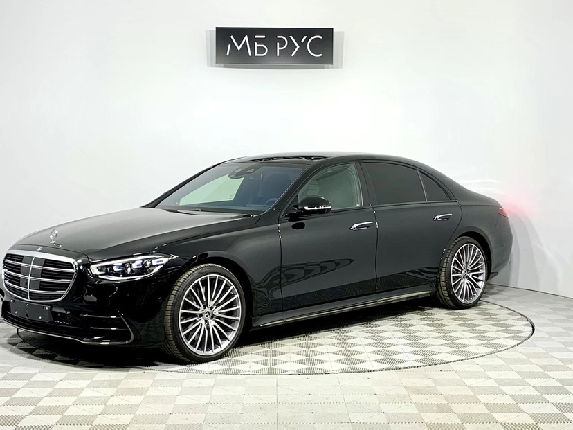 Автомобиль Mercedes-Benz S-Класс VII поколение (W223) 3.0d AT 4Matic (313 л.с.) Base Чёрный 2024
