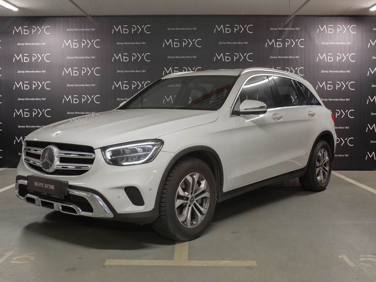 Автомобиль Mercedes-Benz GLC I (X253) [рестайлинг] 220 2.0d AT 4Matic (194 л.с.) Premium Белый 2019 с пробегом 126 000 км