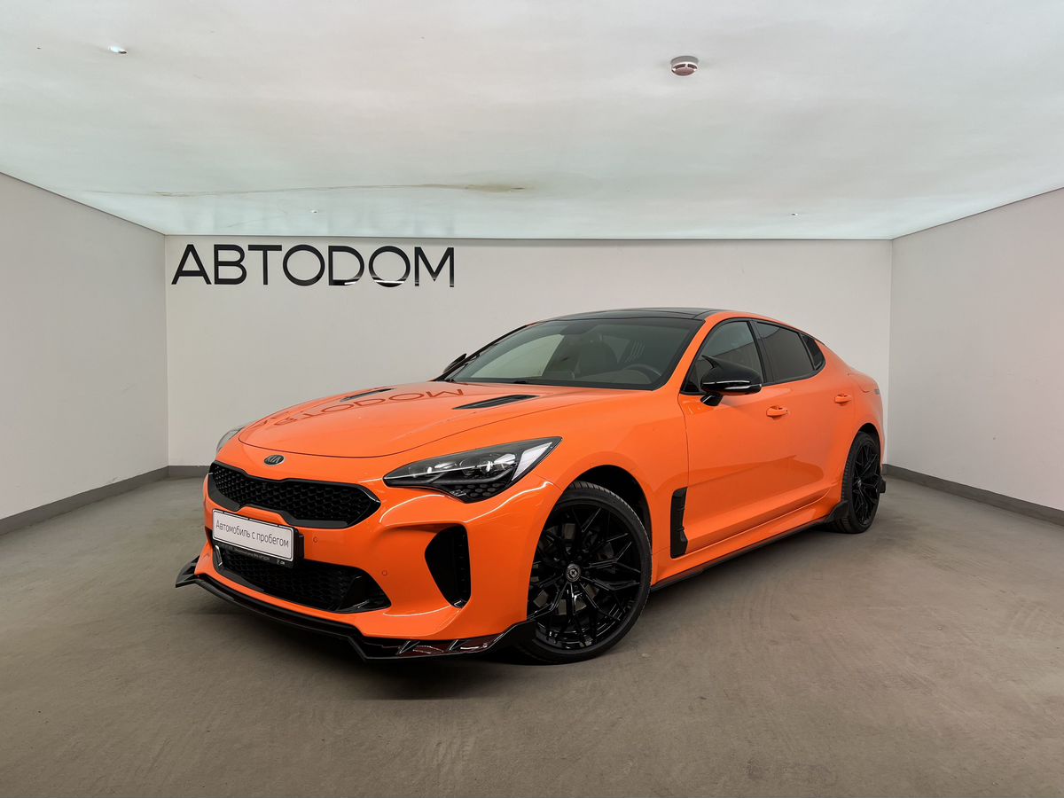 Kia Stinger I поколение 2.0 AT 4WD (247 л.с.) GT Line Оранжевый 2019 с пробегом 40 000 км
