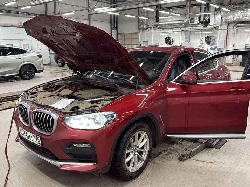 Автомобиль BMW X4 II поколение (G02) 2.0d AT 4WD (190 л.с.) xLine Красный 2019 с пробегом 81 607 км
