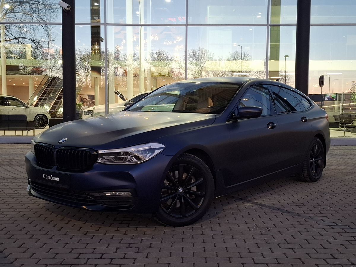 Автомобиль BMW 6 серии IV поколение (G32) 630 3.0d AT 4WD (249 л.с.) M Sport Pro Синий 2017 с пробегом 169 270 км