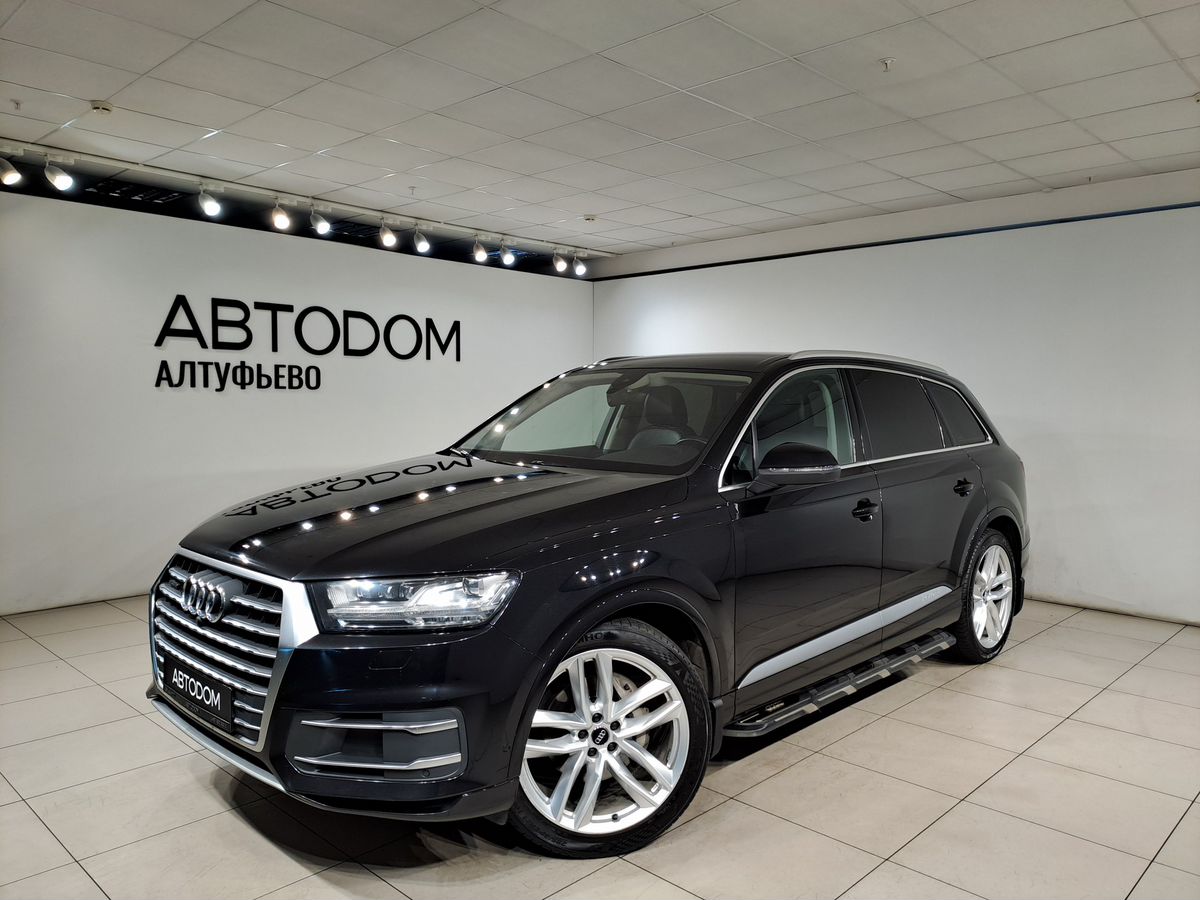 Audi Q7 II поколение (4M) 3.0d AT 4WD (249 л.с.) Sport Чёрный 2016 с пробегом 219 251 км
