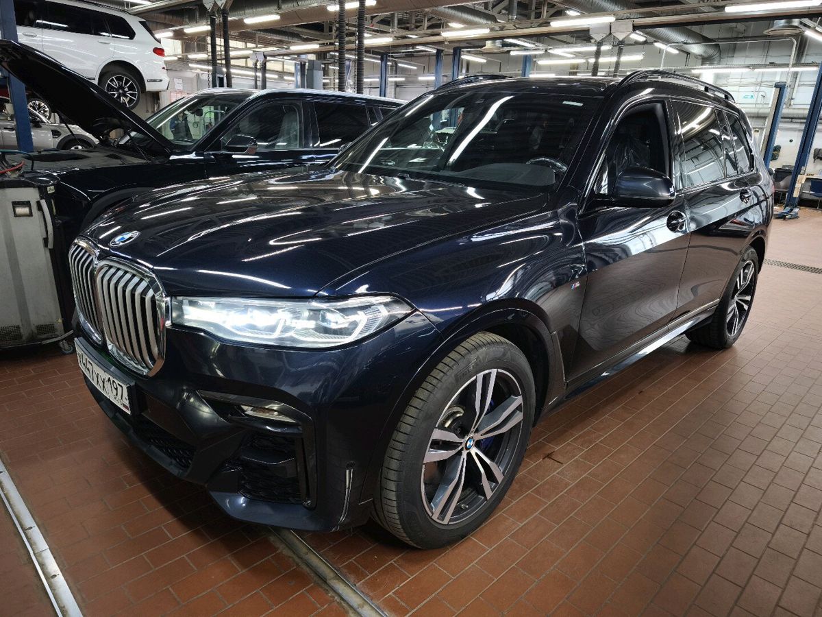 BMW X7 I поколение (G07) 3.0 AT 4WD (333 л.с.) Base Чёрный 2020 с пробегом 96 345 км