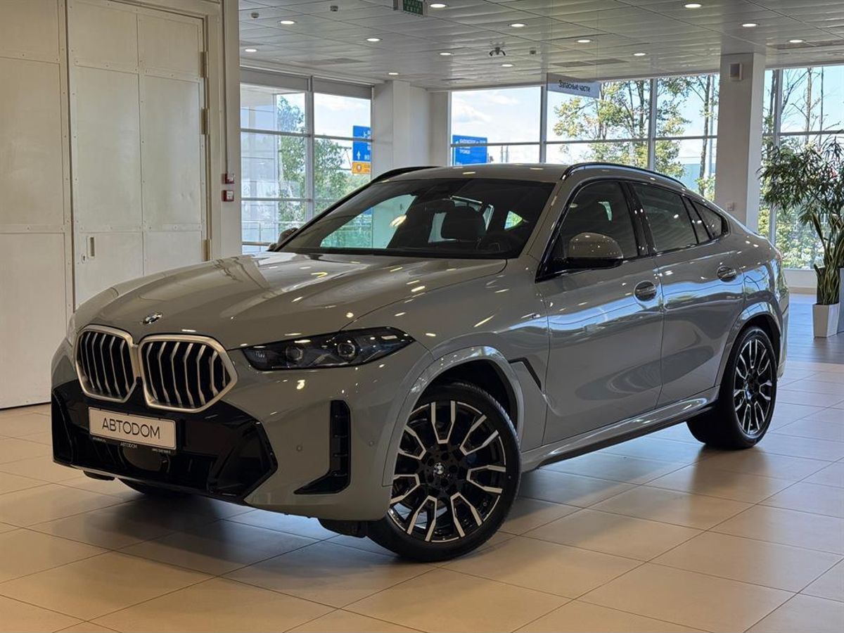 BMW X6 III (G06) [рестайлинг] 3.0 AT 4WD (381 л.с.) Base Серый 2025 