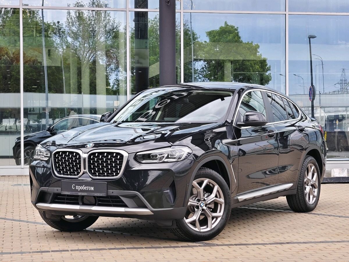 BMW X4 II (G02) [рестайлинг] 2.0 AT 4WD (184 л.с.) Base Чёрный 2021 с пробегом 4 092 км