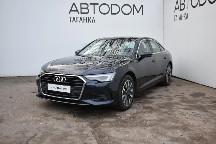 Автомобиль Audi A6 V поколение (C8) 2.0 AMT 4WD (245 л.с.) Advance Синий 2020 с пробегом 89 340 км