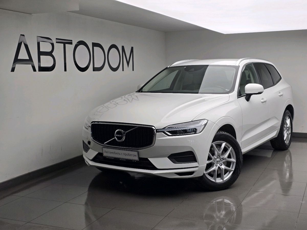 Автомобиль Volvo XC60 II поколение 2.0 AT 4WD (249 л.с.) Base Белый 2018 с пробегом 141 525 км