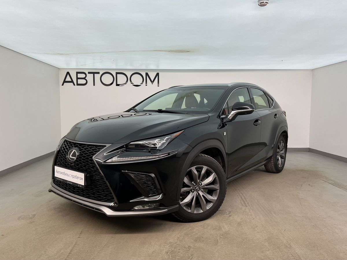 Автомобиль Lexus NX I [рестайлинг] 2.0 AT 4WD (238 л.с.) F Sport Luxury Чёрный 2018 с пробегом 83 449 км