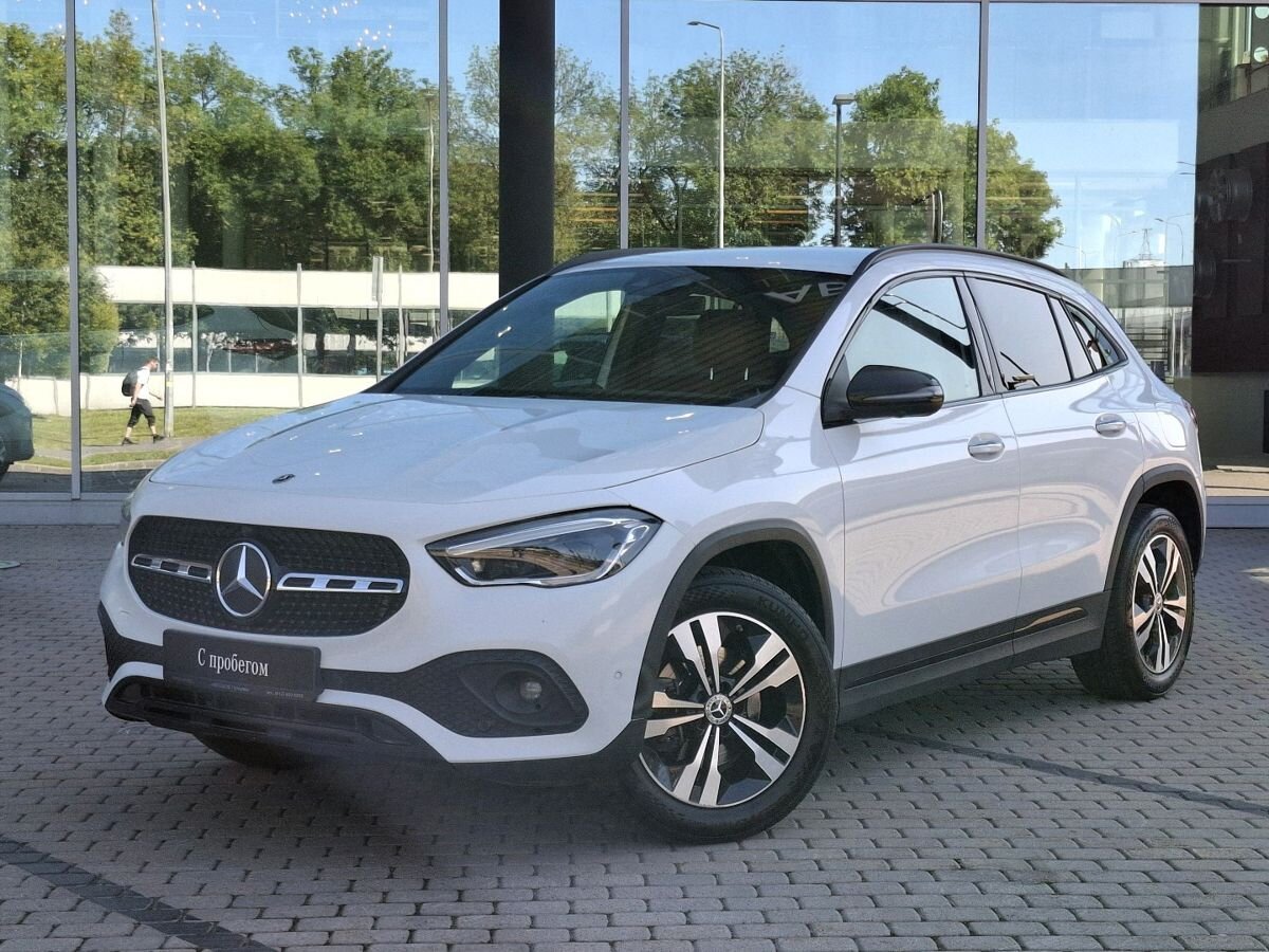 Mercedes-Benz GLA II поколение (H247) 200 1.3 AMT (150 л.с.) Progressive Белый 2021 с пробегом 179 000 км