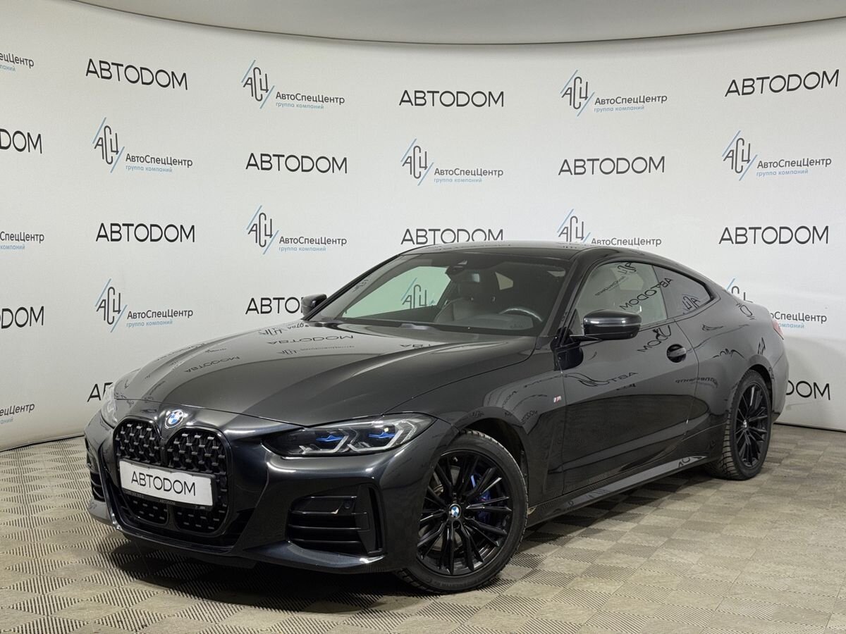 Автомобиль BMW 4 серии II поколение (G22/G23/G26) M440 3.0 AT 4WD (387 л.с.) Base Чёрный 2021 с пробегом 66 472 км