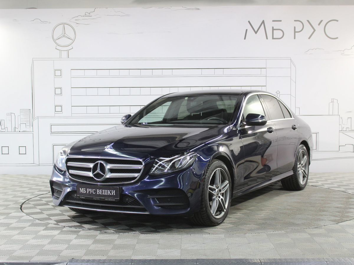Mercedes-Benz E-Класс V поколение (W213/S213/C238) 220 2.0d AT 4Matic (194 л.с.) Sport Синий 2020 с пробегом 135 000 км