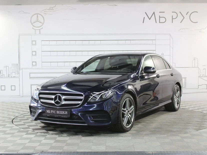 Mercedes-Benz E-Класс V поколение (W213/S213/C238) 220 2.0d AT 4Matic (194 л.с.) Sport Синий 2020 с пробегом 135 000 км
