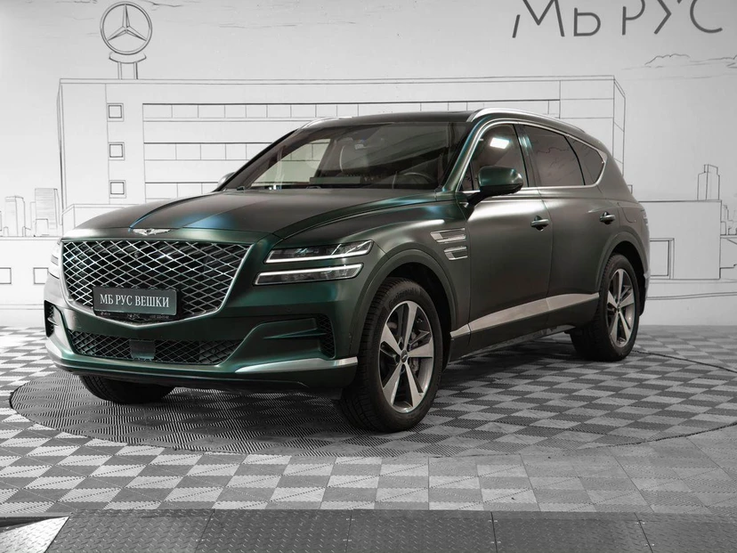 Genesis GV80 I поколение 3.0d AT 4WD (249 л.с.) Elite Зелёный 2021 с пробегом 110 000 км