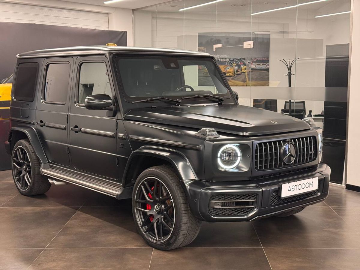 Автомобиль Mercedes-Benz G-Класс AMG II поколение (W463) 63 AMG 4.0 AT 4Matic (585 л.с.) AMG Чёрный 2022 с пробегом 19 641 км