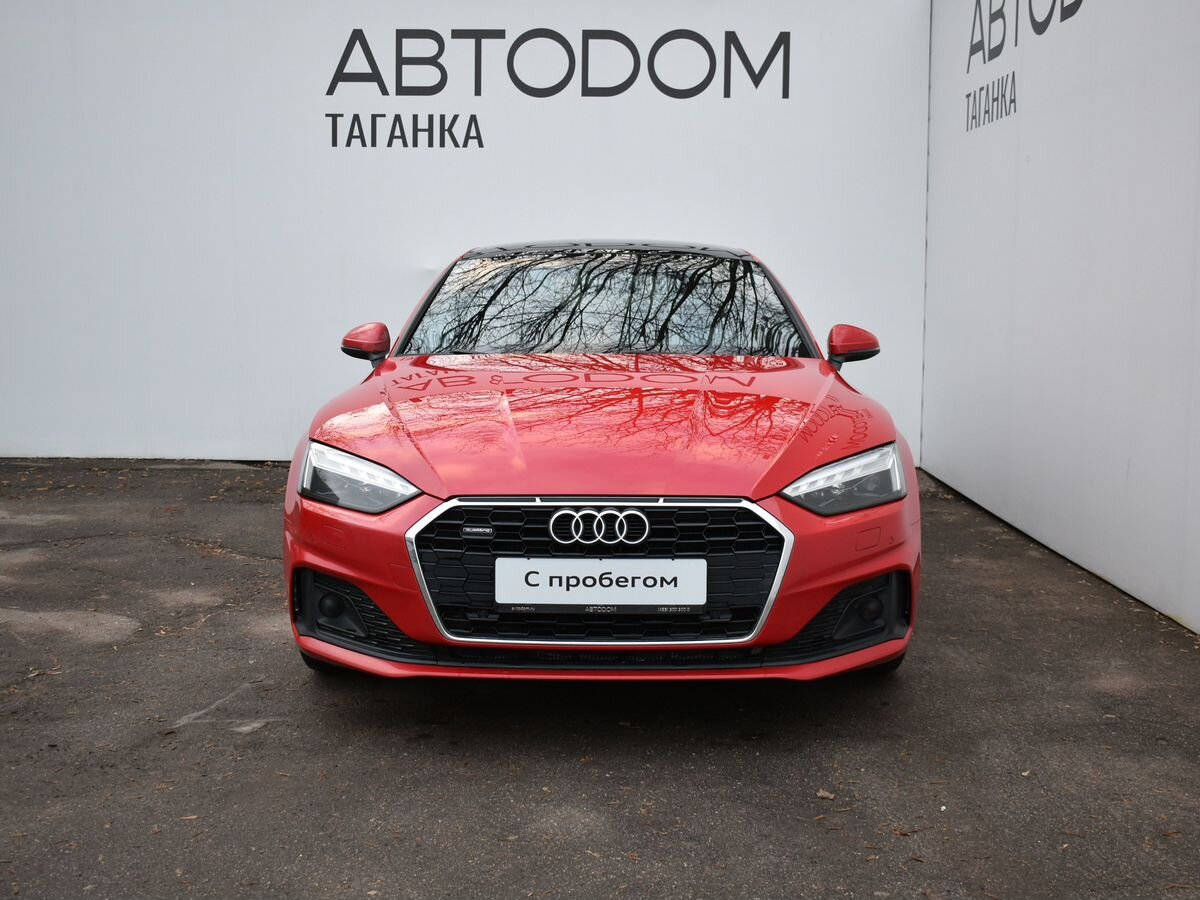 Автомобиль Audi A5 II (F5) [рестайлинг] 2.0 AMT 4WD (249 л.с.) Design Красный 2021 с пробегом 88 990 км