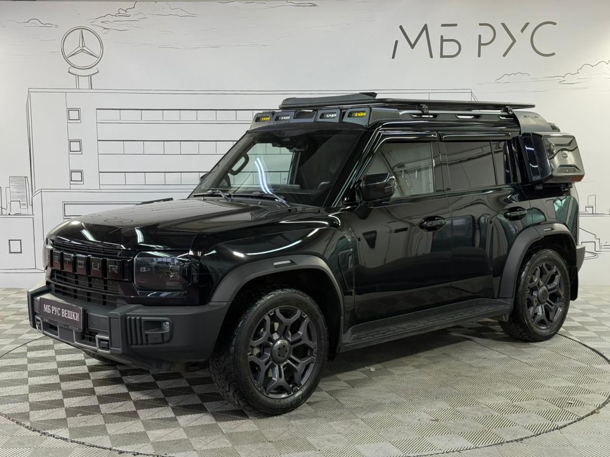 Автомобиль Jetour T2 I поколение 2.0 AMT 4WD (245 л.с.) Expedition Чёрный 2024 с пробегом 82 341 км