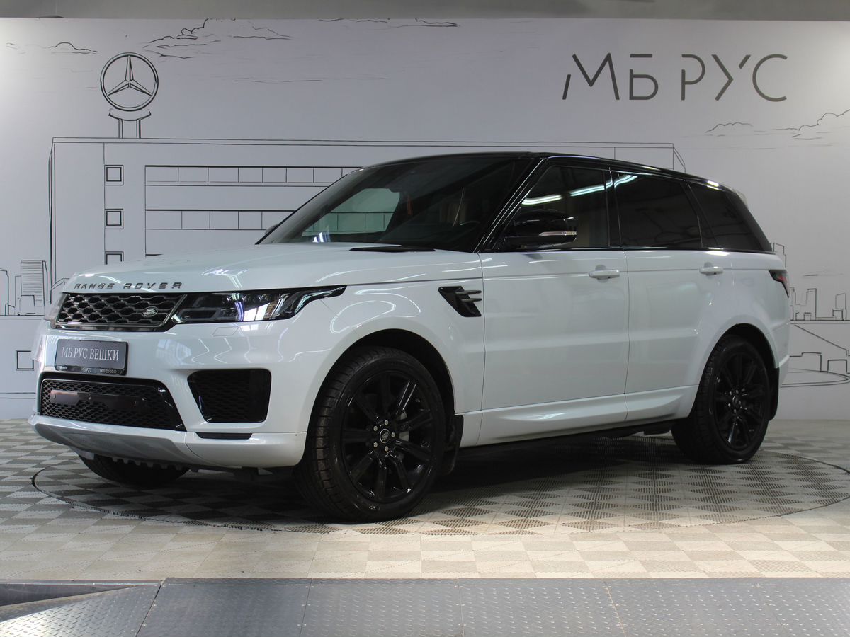 Land Rover Range Rover Sport II [рестайлинг] 3.0 AT 4WD (360 л.с.) HSE Dynamic Белый 2021 с пробегом 73 000 км