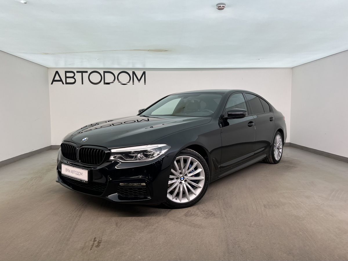 BMW 5 серии VII поколение (G30/G31) 530 2.0 AT 4WD (249 л.с.) Luxury Чёрный 2017 с пробегом 106 268 км