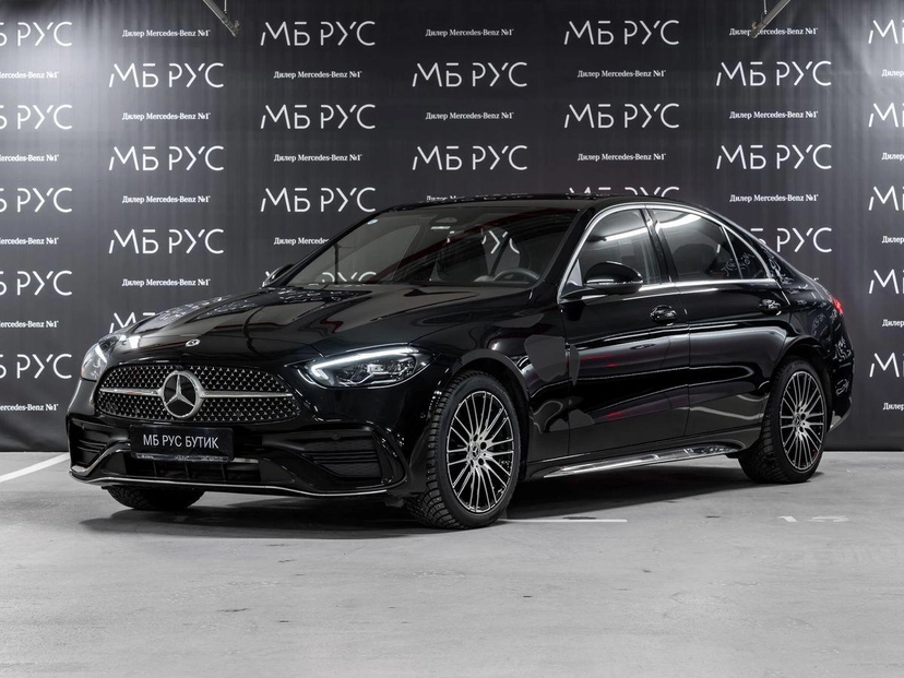 Автомобиль Mercedes-Benz C-Класс V поколение (W206/S206/C206) C200L 1.5 AT (170 л.с.) Base Синий 2023 с пробегом 1 600 км