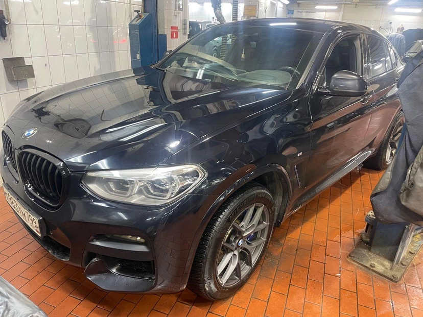 Автомобиль BMW X4 II поколение (G02) 3.0d AT 4WD (249 л.с.) M Sport Чёрный 2021 с пробегом 169 496 км