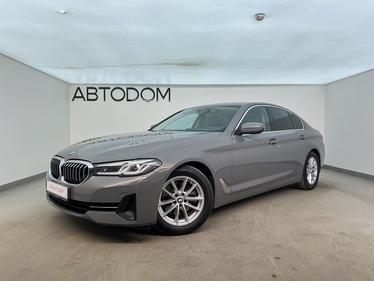 BMW 5 серии VII (G30/G31) [рестайлинг] 520 2.0d AT (190 л.с.) Base Серый 2021 с пробегом 97 877 км