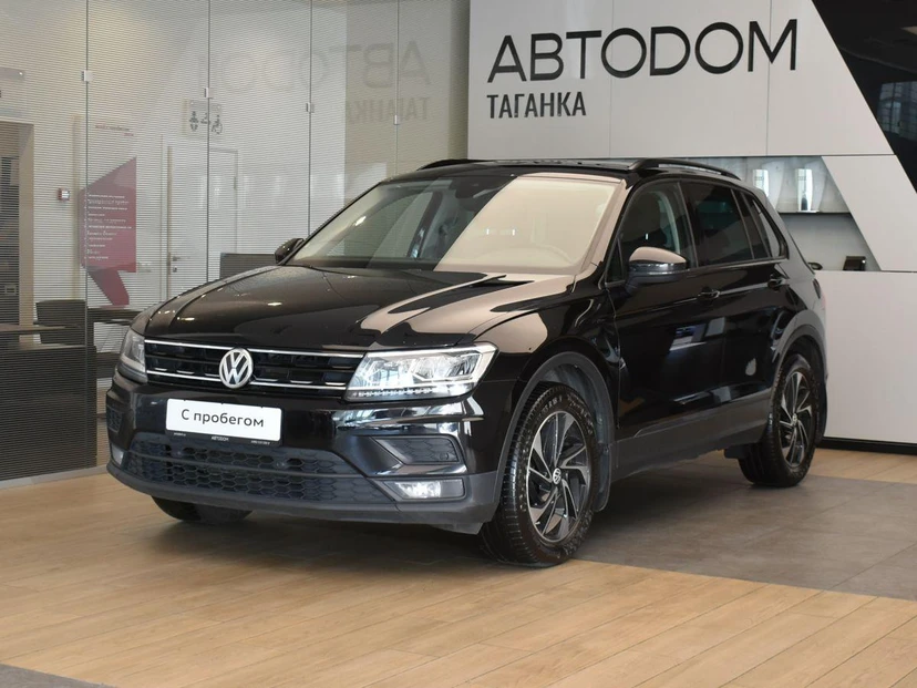 Volkswagen Tiguan II поколение 1.4 AMT (150 л.с.) Connect Plus Чёрный 2019 с пробегом 118 000 км