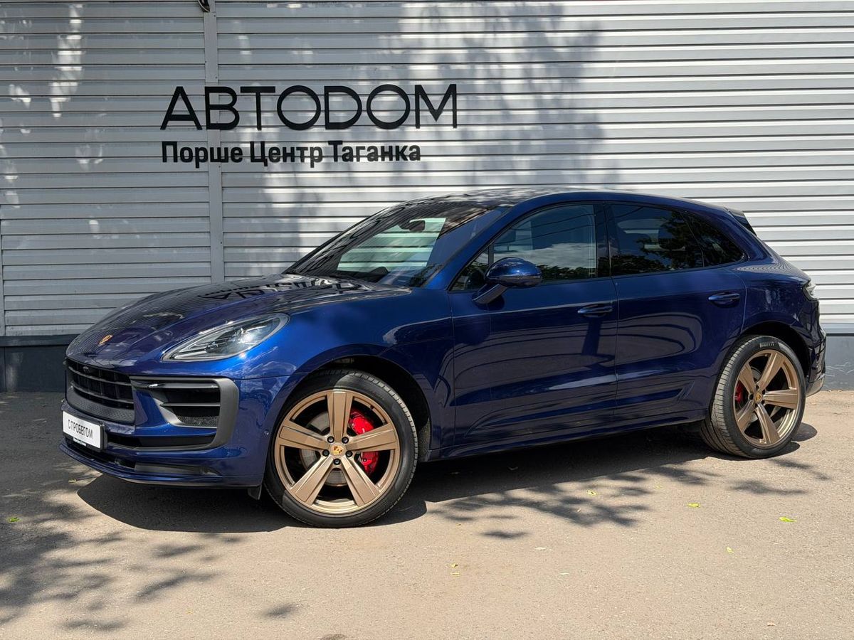 Porsche Macan I [2-й рестайлинг] S 2.9 AMT 4WD (380 л.с.) S Синий 2021 с пробегом 81 514 км
