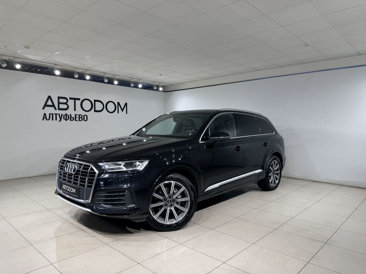 Audi Q7 II (4M) [рестайлинг] 3.0d AT 4WD (249 л.с.) Sport Чёрный 2022 с пробегом 46 047 км