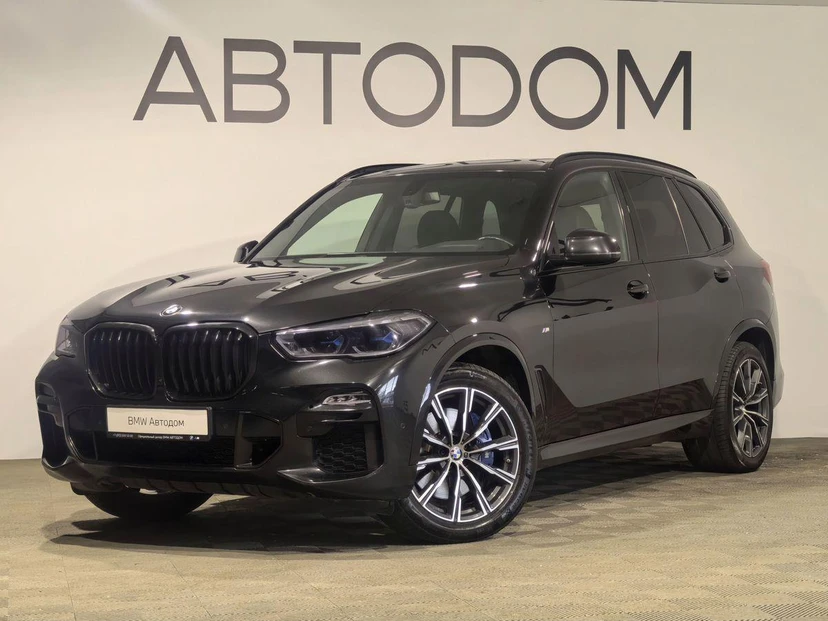 BMW X5 IV поколение (G05) 3.0 AT 4WD (340 л.с.) M Sport Чёрный 2020 с пробегом 191 615 км