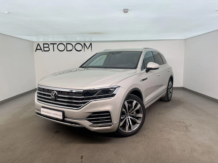 Volkswagen Touareg III поколение 3.0 AT 4WD (340 л.с.) R-Line Бежевый 2022 с пробегом 46 537 км