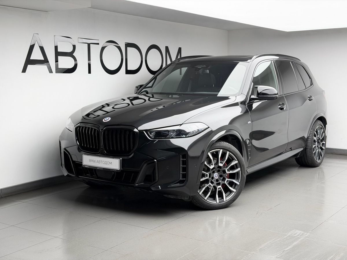 BMW X5 IV (G05) [рестайлинг] 3.0d AT 4WD (286 л.с.) M Sport Pro Чёрный 2023 с пробегом 41 473 км