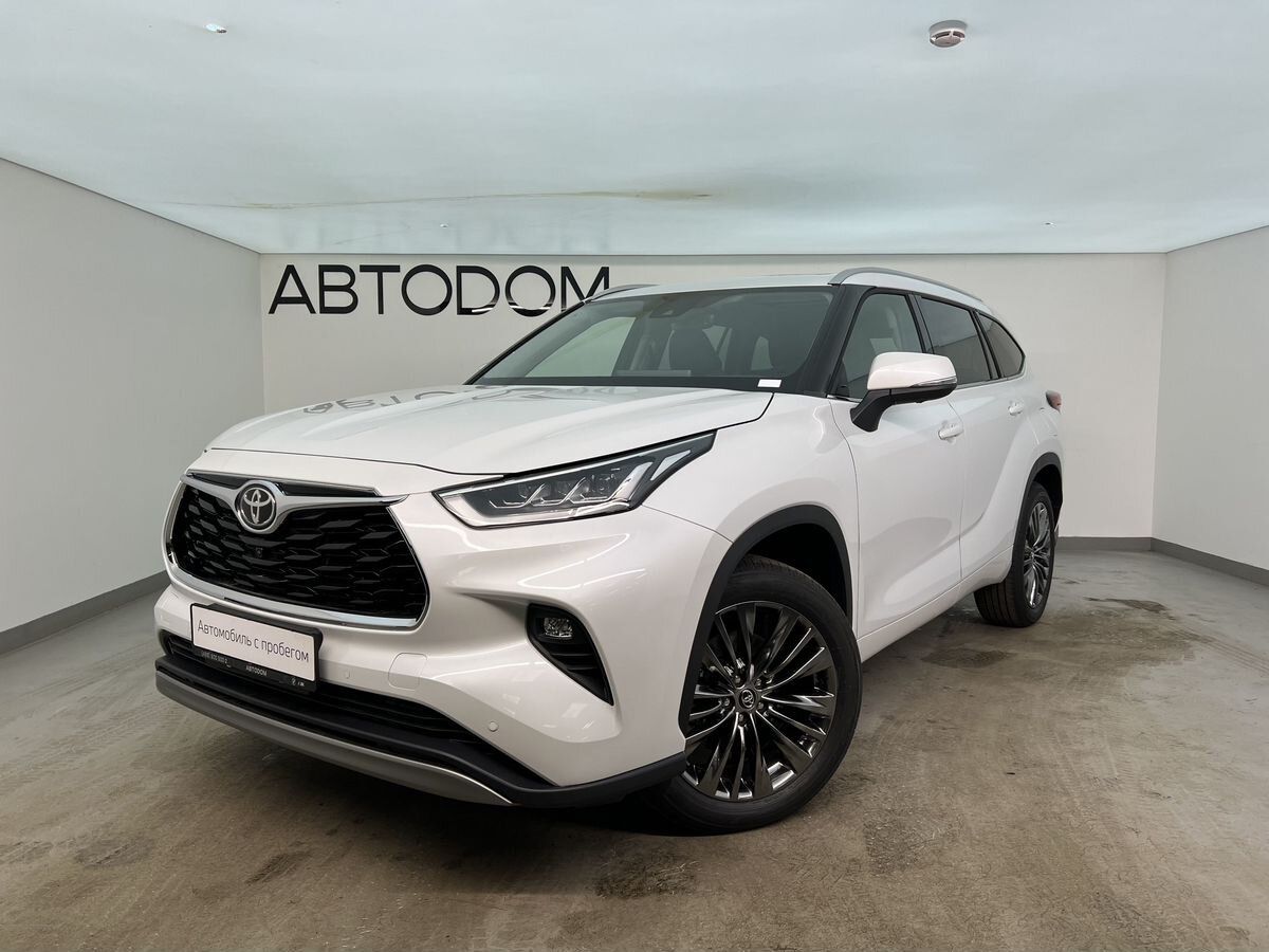 Toyota Highlander IV поколение 2.0 AT 4WD (248 л.с.) Premium Белый 2026 с пробегом 100 км