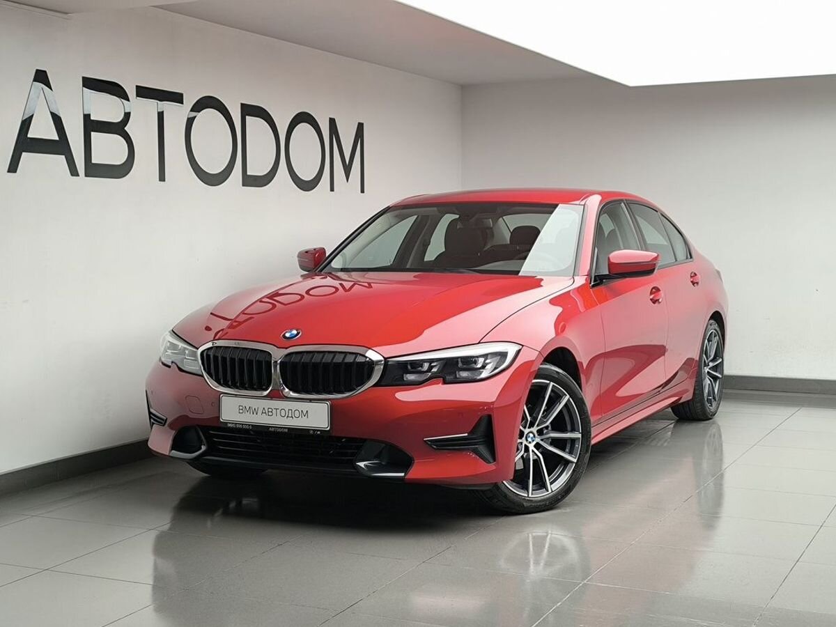 BMW 3 серии VII поколение (G20/G21/G28) 318 2.0 AT (156 л.с.) Sport Line Edition 21 Красный 2021 с пробегом 8 579 км