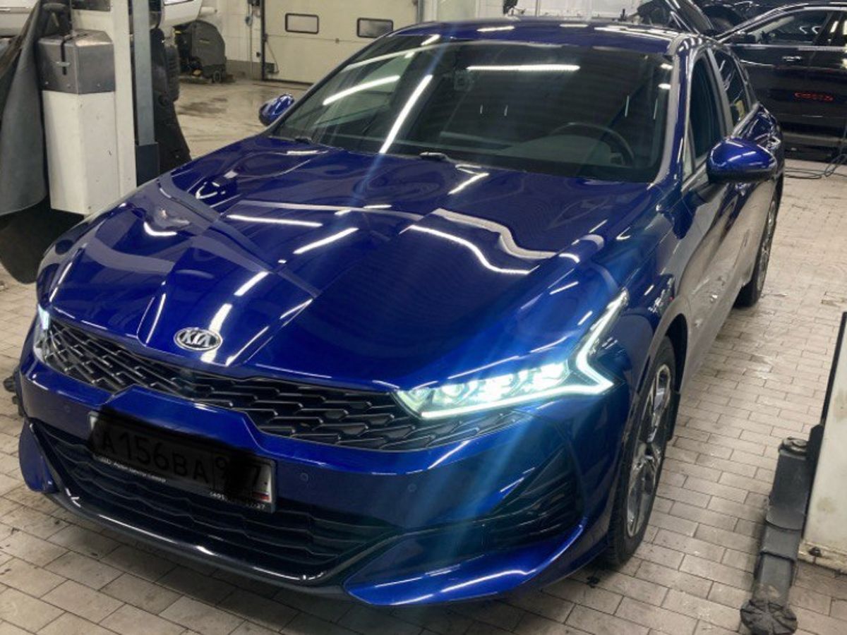 Автомобиль Kia K5 III поколение 2.5 AT (194 л.с.) GT Line Синий 2021 с пробегом 39 134 км