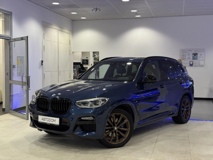 Автомобиль BMW X3 III поколение (G01) M40 3.0d AT 4WD (326 л.с.) M Special Синий 2019 с пробегом 192 873 км