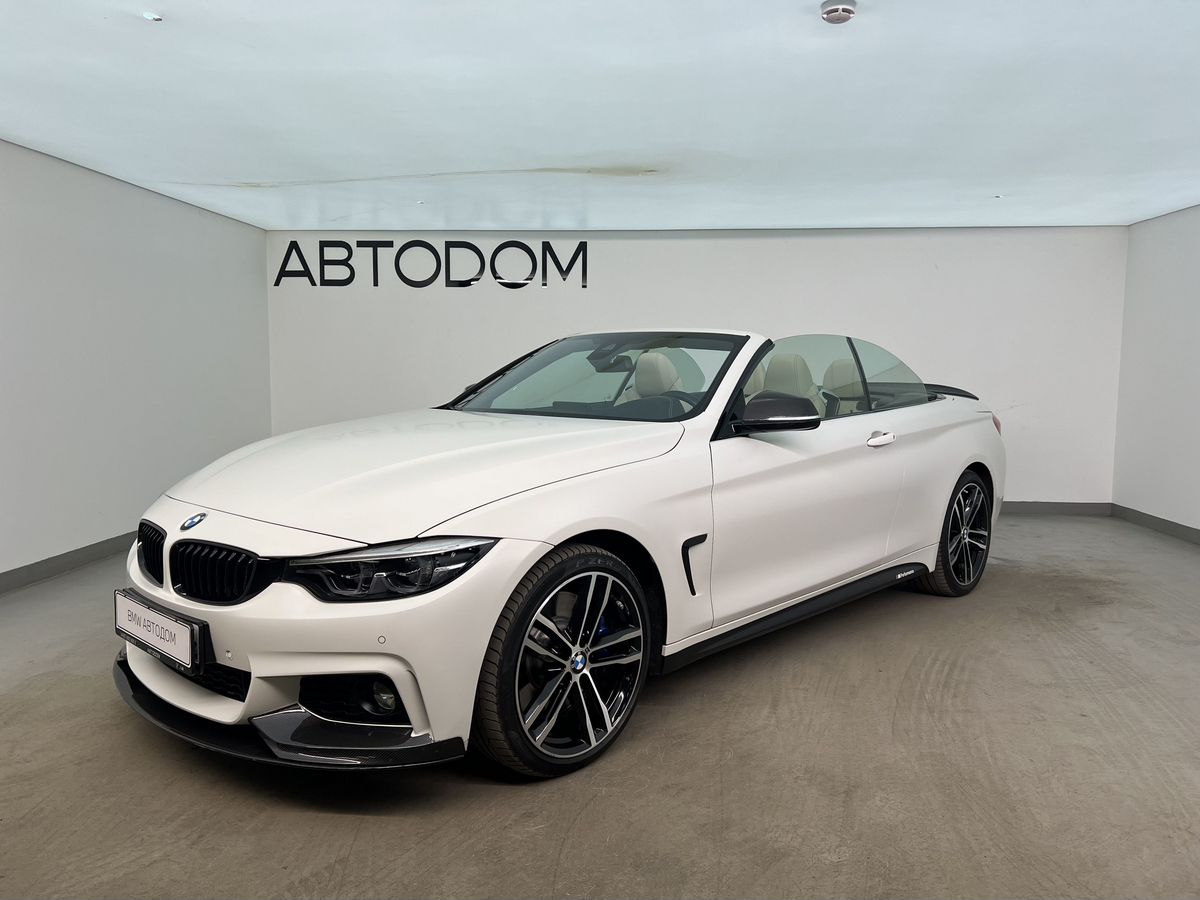 Автомобиль BMW 4 серии I (F32/F33/F36) [рестайлинг] 430 2.0 AT 4WD (249 л.с.) Base Белый 2018 с пробегом 14 928 км