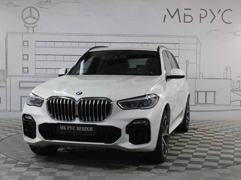 BMW X5 IV поколение (G05) 3.0d AT 4WD (249 л.с.) M Sport Pro Белый 2020 с пробегом 96 054 км