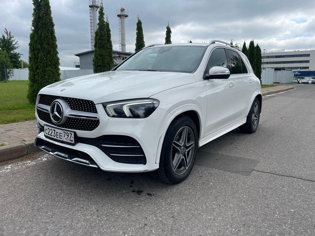 Mercedes-Benz GLE II поколение (V167) 300 2.0d AT 4Matic (245 л.с.) Sport Белый 2021 с пробегом 86 119 км