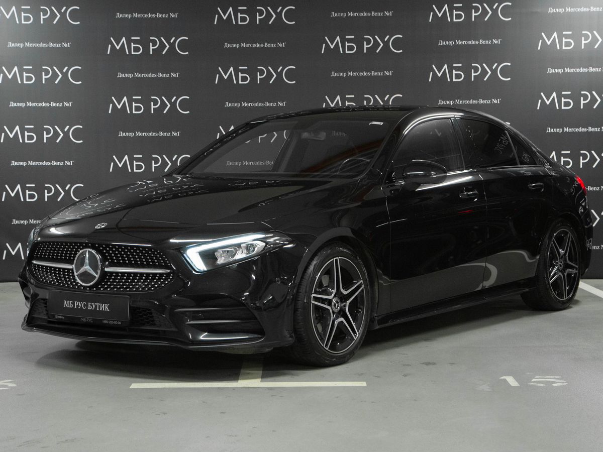 Mercedes-Benz A-Класс IV поколение (W177) 200 1.3 AMT (150 л.с.) Sport Чёрный 2020 с пробегом 41 250 км