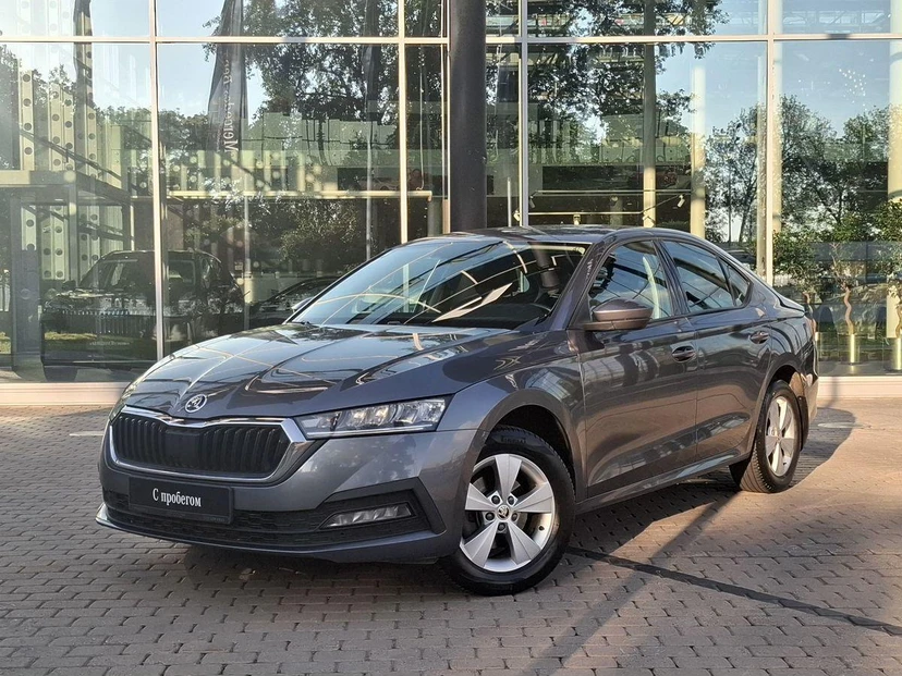 Skoda Octavia IV поколение (A8) 1.4 AT (150 л.с.) Active Plus Серый 2021 с пробегом 55 126 км