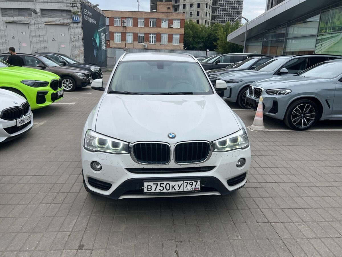 BMW X3 II (F25) [рестайлинг] 2.0d AT 4WD (190 л.с.) Base Белый 2014 с пробегом 159 989 км