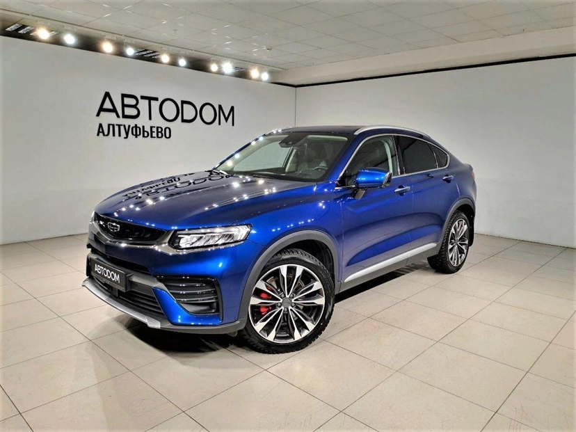Автомобиль Geely Tugella I поколение 2.0 AT 4WD (238 л.с.) Flagship Синий 2021 с пробегом 13 276 км