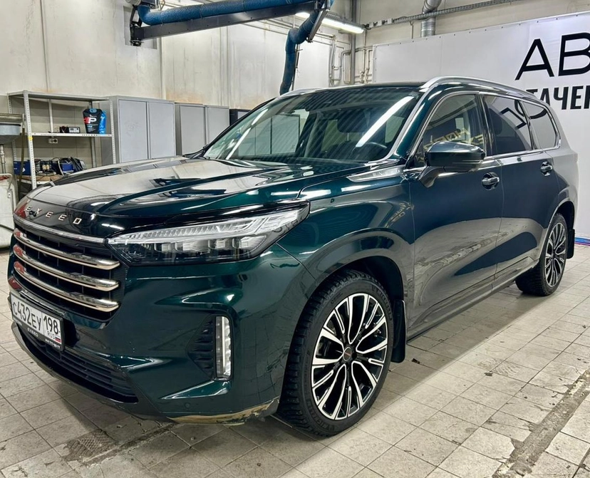 Автомобиль EXEED VX I поколение 2.0 AMT 4WD (249 л.с.) President LE Зелёный 2023 с пробегом 60 010 км