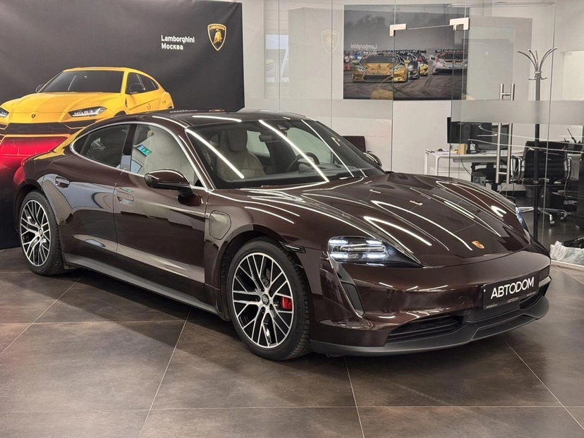 Автомобиль Porsche Taycan I поколение 4S Electro AT 4WD (420 кВт) 4S Коричневый 2021 с пробегом 24 779 км