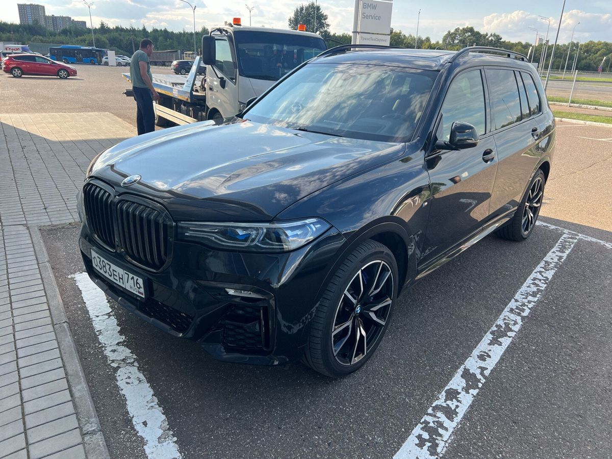 BMW X7 I поколение (G07) 3.0d AT 4WD (340 л.с.) M Sport Pro Чёрный 2021 с пробегом 85 923 км