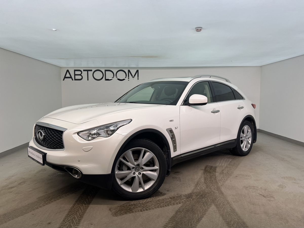 Infiniti QX70 I поколение (S51) 3.7 AT 4WD (333 л.с.) Hi-Tech Белый 2017 с пробегом 60 171 км